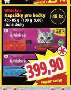 Norma Whiskas kapsičky pro kočky nabídka