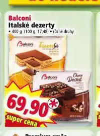 Norma Balconi italské dezerty nabídka