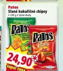 Norma Patos slané kukuřičné chipsy nabídka