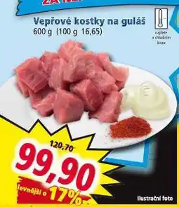 Norma Vepřové kostky na guláš nabídka