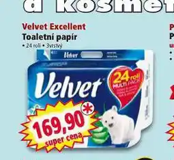 Norma Velvet toaletní papír nabídka