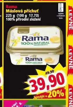 Norma Rama máslová příchuť nabídka