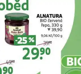 Rossmann Alnatura bio červená řepa nabídka