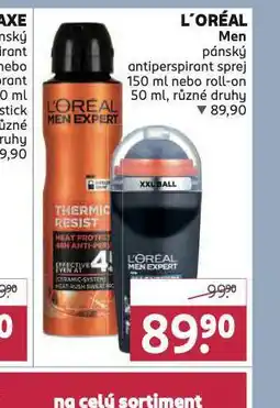 Rossmann Loreal men antiperspirant, roll-on nabídka