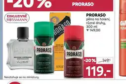 Rossmann Proraso pěna na holení nabídka