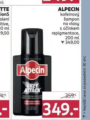 Rossmann Alpecin kofeinový šampon nabídka