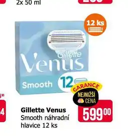 Teta Gillette venus smooth náhradní hlavice nabídka