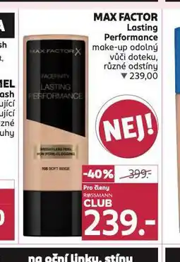 Rossmann Max factor make-up nabídka