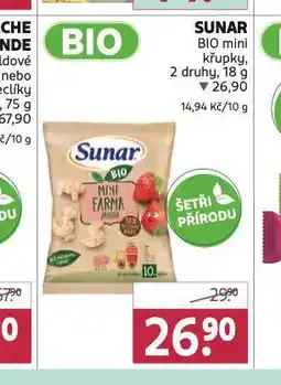 Rossmann Sunar bio mini křupky nabídka