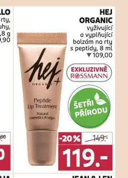 Hej organic balzám na rty
