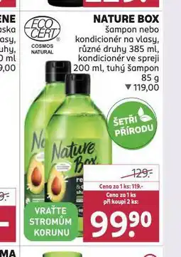 Rossmann Nature box šampon, kondicioner nabídka