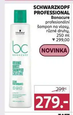 Rossmann Schwarzkopf professional bonacure šampon nabídka