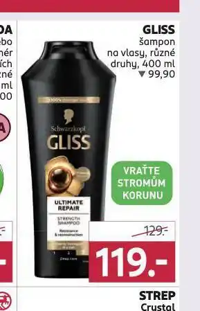 Rossmann Gliss šampon nabídka