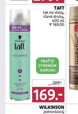 Rossmann Taft lak na vlasy nabídka