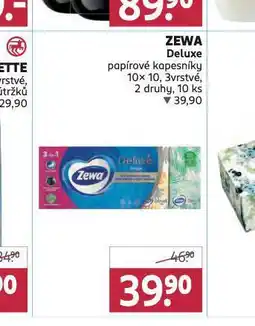 Rossmann Zewa deluxe papírové kapesníky nabídka