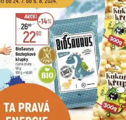 Globus Biosaurus bezlepkové křupky nabídka