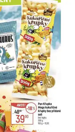 Globus Pan křupka mega kukuřičné křupky bez přidané soli nabídka