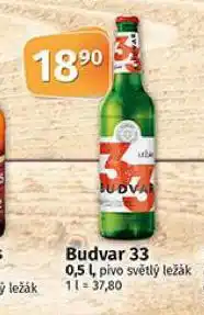 Coop Pivo budvar 33 nabídka