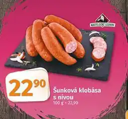 Coop Šunková klobása s nivou nabídka