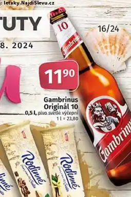 Coop Pivo gambrinus nabídka