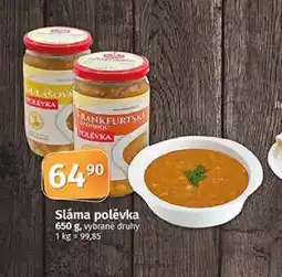 Coop Sláma polévka nabídka