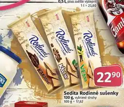 Coop Sedita rodinné sušenky nabídka
