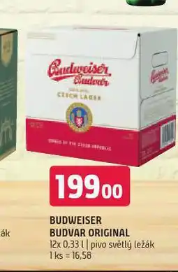 Terno Pivo budweiser budvar nabídka