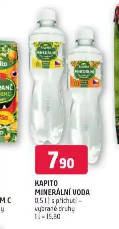 Terno Kapito minerální voda nabídka
