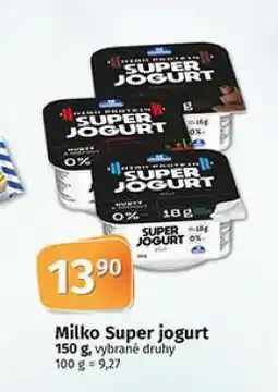 Coop Milko super jogurt nabídka