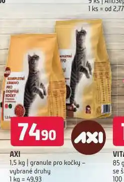 Terno Axi granule pro kočky nabídka