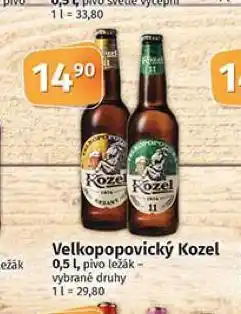 Coop Pivo velkopopovický kozel nabídka