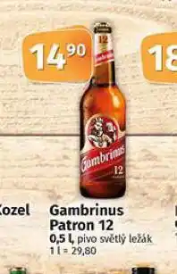Coop Pivo gambrinus nabídka