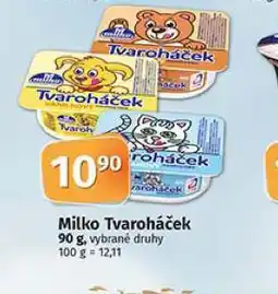 Coop Milko tvaroháček nabídka