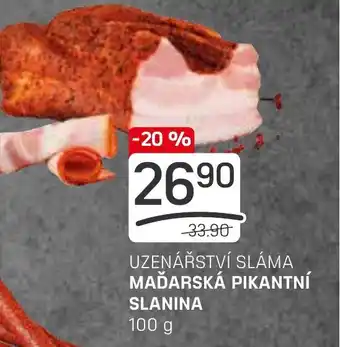 Flop UZENÁŘSTVÍ SLÁMA MAĎARSKÁ PIKANTNÍ SLANINA nabídka