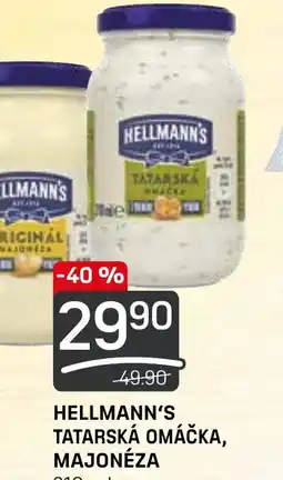 Flop HELLMANN'S TATARSKÁ OMÁČKA, MAJONÉZA nabídka