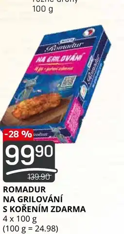ROMADUR NA GRILOVÁNÍ S KOŘENÍM ZDARMA