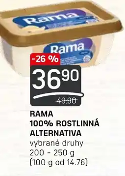 Flop RAMA 100% ROSTLINNÁ ALTERNATIVA nabídka