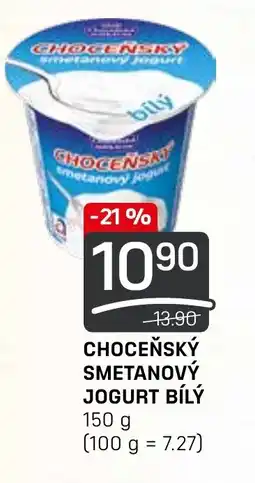 Flop CHOCEŇSKÝ SMETANOVÝ JOGURT BÍLÝ nabídka