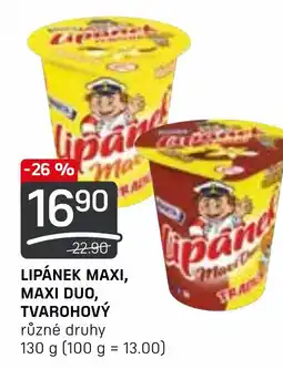 Flop LIPÁNEK MAXI, MAXI DUO, TVAROHOVÝ nabídka