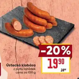 Billa Ústecká klobása nabídka