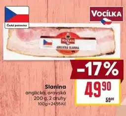 Billa Slanina nabídka