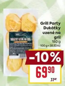 Billa Grill Party Dukátky uzené na gril nabídka