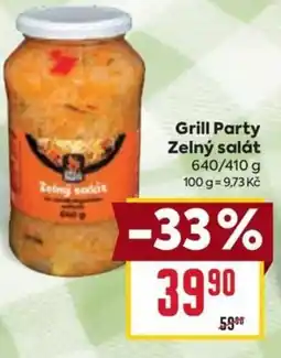 Billa Grill Party Zelný salát nabídka