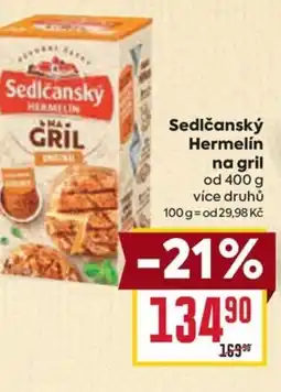 Billa Sedlčanský Hermelín na gril nabídka