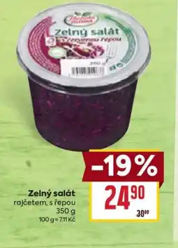 Billa Zelný salát nabídka