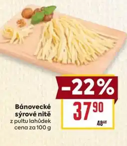 Billa Bánovecké sýrové nitě nabídka
