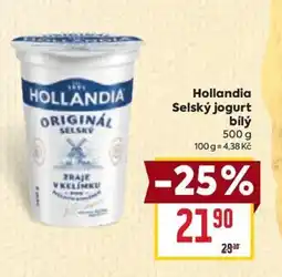 Billa Hollandia Selský jogurt bílý nabídka