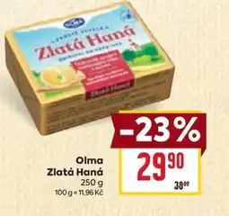 Billa Olma Zlatá Haná nabídka
