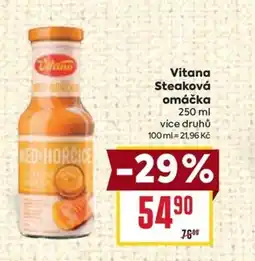 Billa Vitana Steaková omáčka nabídka