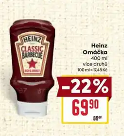 Billa Heinz Omáčka nabídka